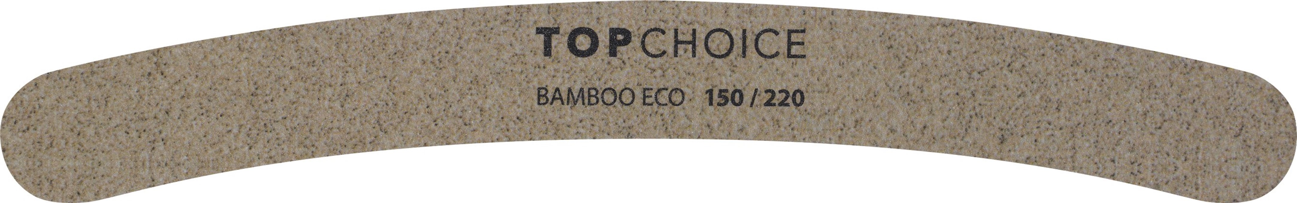 Top Choice Pilnik do paznokci bambusowy 150/220 - wygięty (78262) 1szt