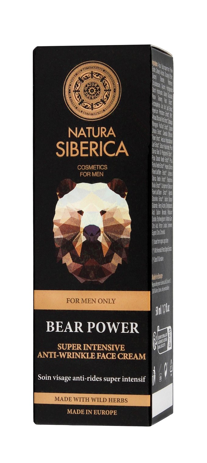Natura Siberica Men Krem do twarzy Bear Power Przeciwzmarszczkowy  50ml