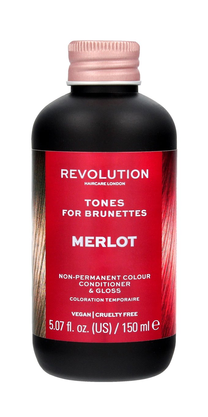 Revolution Haircare Tones for Brunettes Farba tonująca do włosów ciemnych - Merlot 150ml