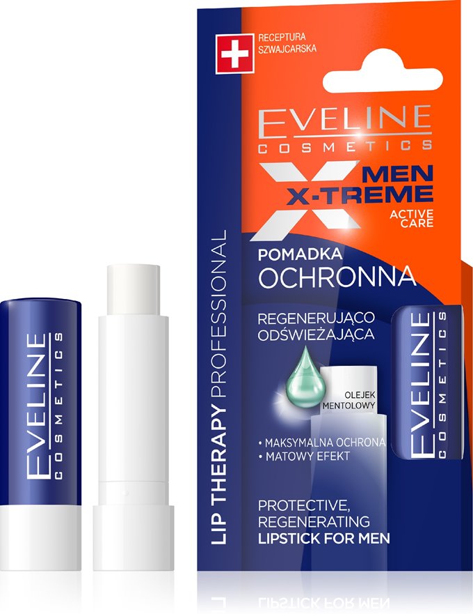 Eveline Lip Therapy Pomadka ochronna do ust Men X-Treme  1szt