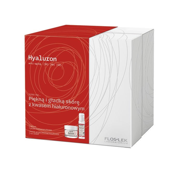 Floslek Zestaw prezentowy Hyaluron (serum 30ml+krem na dzień 50ml)