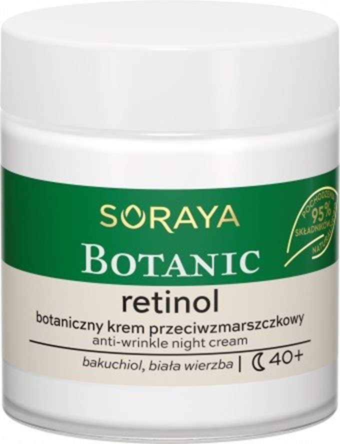 Soraya Botanic Retinol 40+ Botaniczny Krem przeciwzmarszczkowy na noc 75ml
